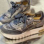 Soft waves Ardi Denim Women's Sneakers in Blue and Silver Size 40 9.5 US Photo 0