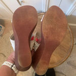 Italian Shoemakers Italian Shoemaker White Double‎ Strap Wedges 10M Photo 5