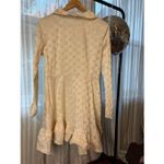 Sister Jane Bridgeton Jacquard Floral Ruffle Dress Yellow Photo 8