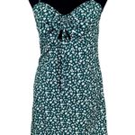 SheIn  Green Floral Mini Dress Photo 0