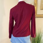 Pendleton  VTG Blazer Sz 4 Maroon Virgin Wool Made in USA Photo 2