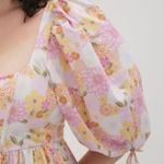 For Love & Lemons COTTAGECORE Carrie MIDI Dress Floral Puff Sleeve Dress NWT Photo 2