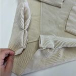 Love, Whit by Whitney Port Sweater Womens X Large Cream Crisscross Ribbed Knit‎ Size XL Photo 8