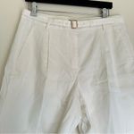 J.Crew NWT Pleated 9" Trouser Short with Belt in Linen Blend CA190 Photo 3