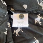 Modcloth  unicorn print  button down shirt.  Size L Photo 5