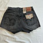 Levi's Levi’s 501 High Rise Black Denim Shorts Photo 1