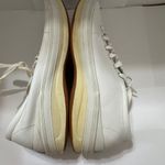 Keds Womens White Leather Lace Up Low Top Casual Nurse Sneakers Size 9 Photo 6