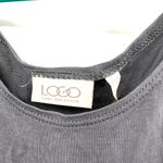 LOGO By Lori Goldstein  size XXS black tank top rayon spandex blend‎ Photo 2