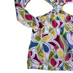 For Love & Lemons  Colorful Thora Long Sleeve Mini Dress US XS Photo 3