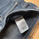 Mother High Waisted Looker Ankle Fray Women's 29 Indigo Stretch Skinny Jeans Blue Photo 4