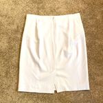 BCBGMAXAZRIA || light pearl grey lined pencil skirt Photo 3