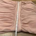 Birdy Grey ‎ Kiko Grecian Halter Bridesmaid Dress Pale Blush Pink M Classic Photo 11