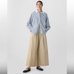 Gap × DÔEN Organic Cotton Eyelet Big Shirt XS NWT White Photo 2