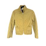 Burberry ‎ Women's Quilted Jacket Mustard Yellow Size XS Photo 3