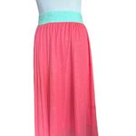 LuLaRoe NWT Womens  Watermelon Sugar Chiffon Midi Lola Skirt - Sz M Photo 0