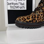Timberland LONDON SQUARE HIKER ANKLE BOOTS WOMENS SIZE 6 LEOPARD PRINT BROWN SHE Photo 4