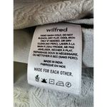 NWT! Aritzia Wilfred Semi Sheer Durante Kimono Sleeve Robe in Pearl Grey Large Gray Photo 4