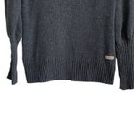 Columbia  Women Sweater M Gray 1/4 Zip Mock Neck Popover Minimalistic‎ Gorpcore Photo 5