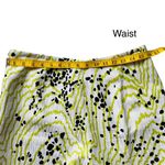 Bernard Zins Paris Aude Women's Pants 10 Made in France 100% Cotton Summer Chic Green Photo 5