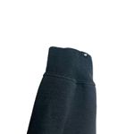 Nike Women's Sweatshirt Black Gold Silver Metallic Medium Hoodie Cropped Photo 3