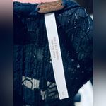 Free People Wherever You Go Crochet Mini Dress in Navy Blue Sleeveless Size 0 Photo 9