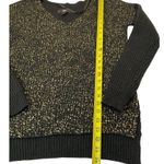 Mossimo Women Size Medium Knit Sweater Black Gold #D2 Photo 3