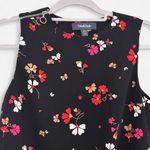 Modcloth Twee Floral Shift Dress – Full Side Zipper & Shoulder Zip Detail XS Photo 4