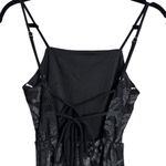 Lulus True Desire Black Sparkly Tie Back Bodycon Mini Dress NWT Photo 5