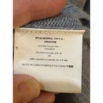 Michael Kors Collection Cashmere Sweater Tunic Women Light Blue Kangaroo Pocket Photo 11