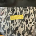 SheIn Black and White Smocked Bubble Midi Skirt Photo 3