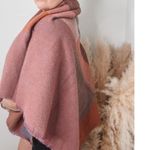 David & Young  Southwestern Blanket Scarf Oversized Chunky Fall Winter Photo 2