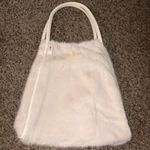 Victoria's Secret  White Faux Fur Shoulder Bag Photo 1