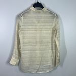 IRO  Alaina textured silk blend blouse size 38 USA 6 Photo 4