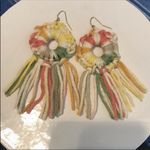 Bundle of 2 Crochet Boho Fringe Earrings (Handmade) Photo 1