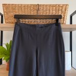 Eileen Fisher  Washable Stretch Crepe MidRise Gray Knit Pull On Straight Pant XXS Photo 3