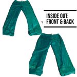 Evan Picone EVAN-PICONE TEAL GREEN LINEN BLEND STRAIGHT LEG TROUSERS (16) Photo 9