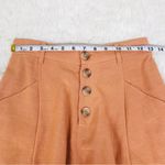 l*space L* Vista Peach High Waist Button Fly Shorts Boho‎ Light Academia Size Small Photo 9