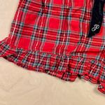 PINK - Victoria's Secret 🎄PINK VICTORIA’S SECRET Flannel Pajama Shorts Bright Red Forest Green Plaid S Photo 3