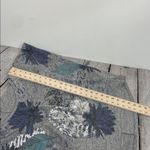 Desigual  Floral Print Scoop Neck 1/2 sleeve oversized Gray pullover Top size XL Photo 12