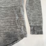 LL Bean Gray Marled Cozy Mixed Knit Pullover Funnelneck Pocket Sweatshirt MEDIUM Photo 8