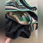 Rachel Zoe Multi-Color Striped Crochet Halter Neck Boho Tank Top Photo 2