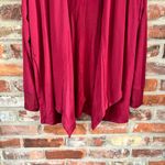 Athleta  Burgundy Pranayama Wrap Cardigan Sweater Sweatshirt, S Photo 4