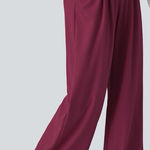  Women’s Halara Flex™ High Waisted Pocket Wide Leg Waffle Work Pants | XLp Photo 0