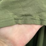 Olive Green Stretchy Maternity Baby Shower Pregnant Party Photos Maxi Dress M Size M Photo 8