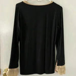 Soft Surroundings  Womens T-Shirt Black Photo 1