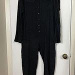 STILLWATER gray Cotton Long sleeve button front Jumpsuit romper size Medium Photo 0