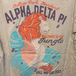 Gildan ADPi Alpha Delta Pi University of Maryland College Park Sorority Tee, Med Photo 1