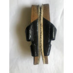 Naot Women’s slide sandals size 40 double strap Black Photo 1