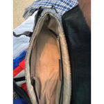 Ann Taylor Shoulder Bag Black Tweed with Faux Leather Trim Top Handle Pur Photo 8