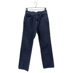 SLVRLAKE Jeans 28 London Denim Straight Leg Distressed Long Gone Faded Black Photo 3